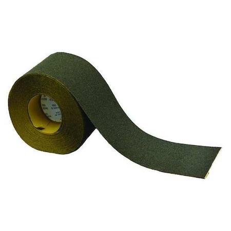 Wooster Products Anti-Slip Tape Polyurethane 46 Grit Size, Black, 4" W x 30 ft. L, 42 mil Thick GRAN13844