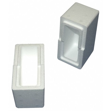 Polar Tech Industries Lab Mailer, 1-2 Petri Dishes, 4"x1-1/2"x4", PK80 718