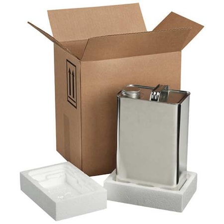 Polar Tech Industries Paint Can Shipper Kit, 2-1 Gallon Cans, F-Style HAZ1043 - 4G