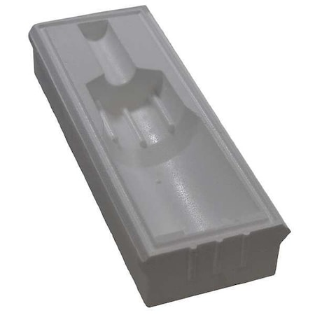 Polar Tech Industries Wine/Champagne Bottle Side Load Shipper Foam, 1 Bottle 743F