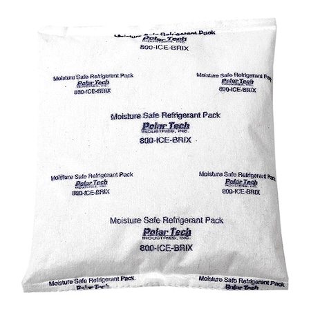 Polar Tech Industries Cold Pack, 6 x 6 In., 12 oz., PK12 TP 12/MS
