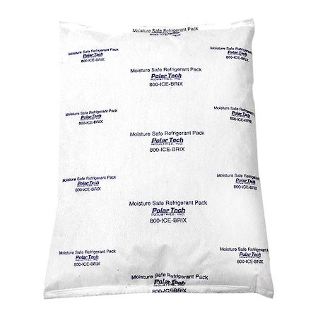 Polar Tech Industries Ice-Brix Moisture Safe, Reuseable, 16 oz., PK8 TP 16/MS