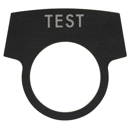 Appleton Electric Legend Plate, Fast, White/Black LNPFASTQ