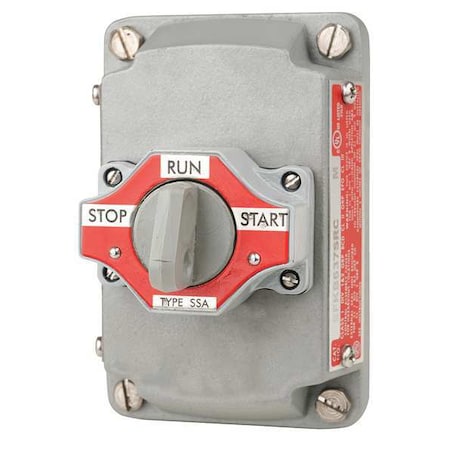 Appleton Electric Selector Switch with Cover, 3 Position EFKB-637-SRC