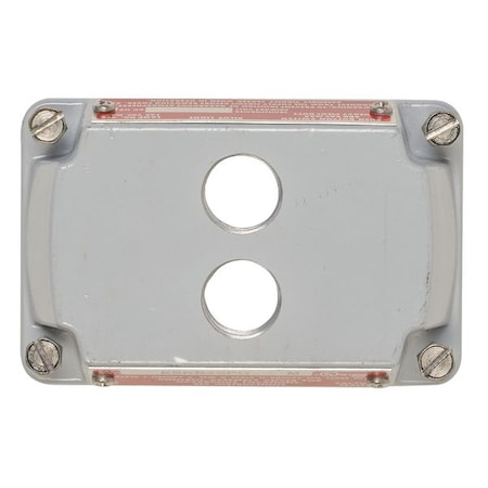 Appleton Electric Hazardous Location Cover, (2) 1/2in. Open ESKB-2SPQ