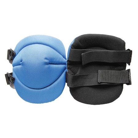 Westward Knee Pad, Non-marring, Foam Pad, Fabric Cap, Quick Release Closure, 2 Straps, Black, Blue 12F681