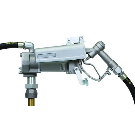 Dayton Fuel Transfer Pump, 115V AC, 13 gpm Max. Flow Rate , 1/8 HP, Aluminum, 1 in Inlet 12F726