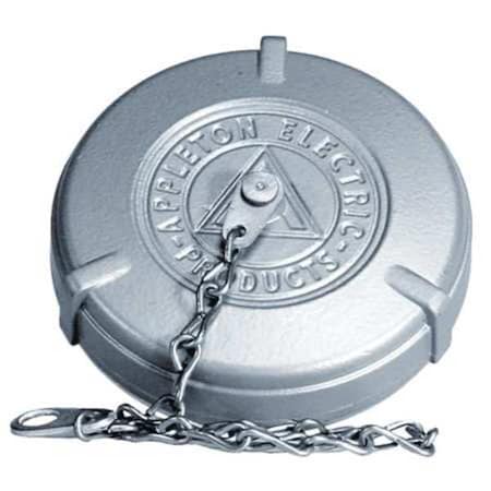 Appleton Electric Receptacle Threaded Cover, 30A, 4P, 3W 30SCAP