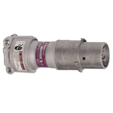 Appleton Electric Pin & Sleeve Plug, 30A, 4P, 3W, Alum, 600VAC CPH3034BC