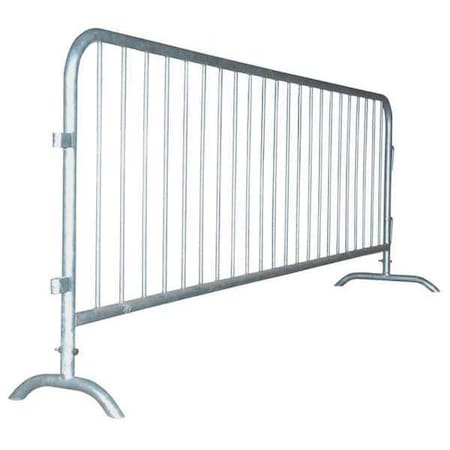 Zoro Select Barrier Railing, Length 125", Steel 12G310