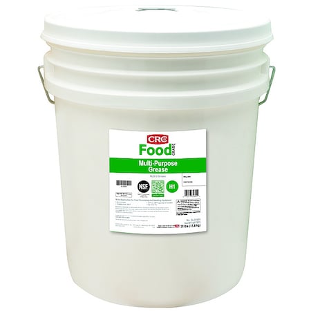 Crc 35 lb. White Multi-Purpose Food Grade Grease Pail SL35605