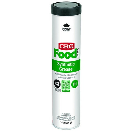CRC 14 oz. Clear Synthetic Food Grade Grease Cartridge SL35610