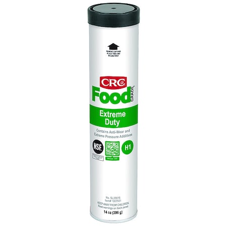 Crc 14 oz. Tan Extreme Duty Food Grade Grease Cartridge SL35615