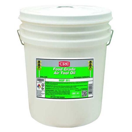 Crc Food Grade Air Tool Oil, 5 gal. 04258