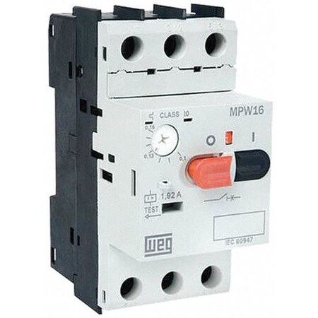 Weg Manual Starter, 45mm Push Button, 4A 12G608