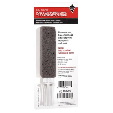 Tough Guy Pool Concrete/Tile Cleaner, 6" L 12G799
