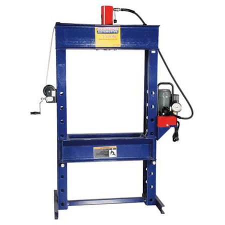 Hein-Werner Hydraulic Press, 55 t, Electric Pump HW93404