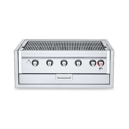 Crown Verity 5-Burner Gas Natural Gas 79500 BtuH Built-In Grill BI-36 NG