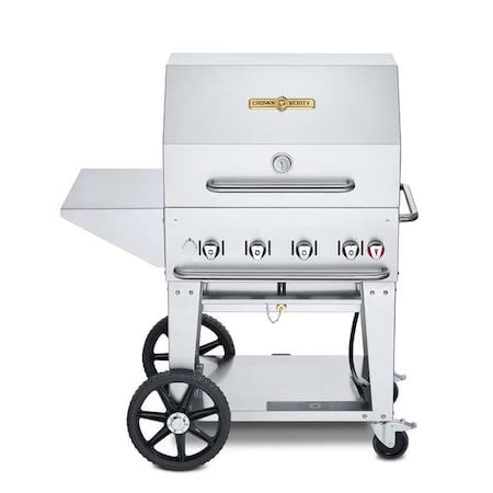 Crown Verity 4-Burner Gas 64500 BtuH Grill MCB-30 PKG NG