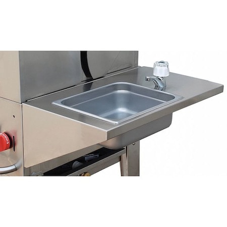 Crown Verity 23" W x 14" L x Stainless Steel, Removable Hand Sink RHS