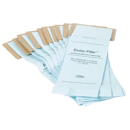 Tennant Vacuum Bag, Paper/Ply, 10 PK 1067460