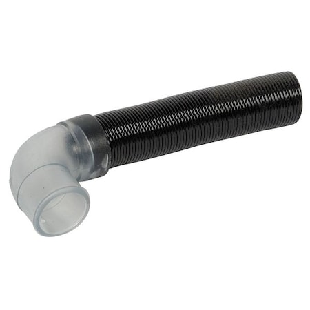 Tennant Vacuum Hose, 21 5/8 in L, Black 607276