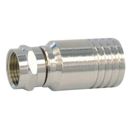 DOLPHIN COMPONENTS Cable Coupler, F-Type, RG59 Coax, PK10 DC-257031-X