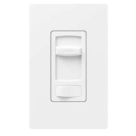Lutron Fan Control, Slide, Rocker, 1.5Amp, White CTFSQ-F-WH