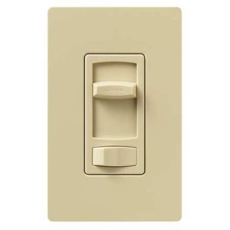 Lutron Fan Control, Slide, Rocker, 1.5Amp, Ivory CTFSQ-F-IV