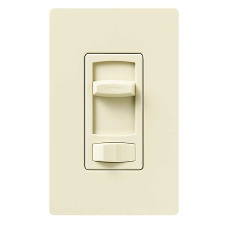 Lutron Fan Control, Slide, Rocker, 1.5Amp, Almond CTFSQ-F-AL