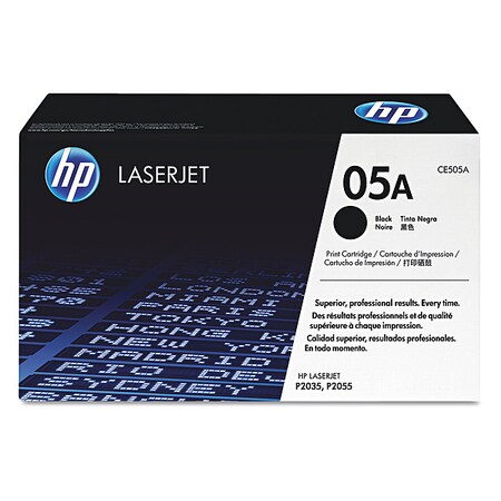 Hp Toner Cartridge, Black HEWCE505A