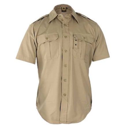 Propper Tactical Shirt, Khaki, Size M Reg F530138250M
