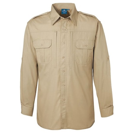 Propper Tactical Shirt, Khaki, Size M Reg F531250250M2