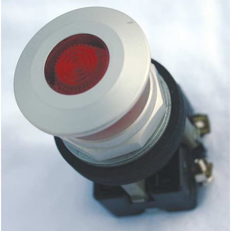 EATON Illuminated Push Button, 30 mm, 1NO/1NC, Red HT8FBRABF7