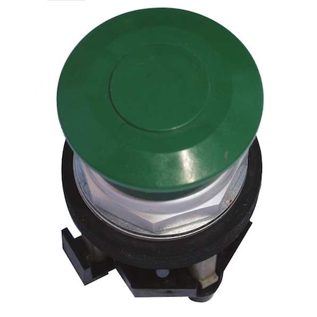 Eaton Push Button Operator, 30 mm, 1NO/1NC, Green HT8CBGAB