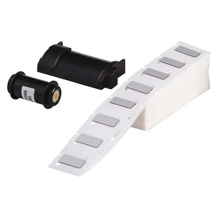 Brady Raised Panel Label, Silver, Labels/Roll: 200 PTLEP-171-593-SL