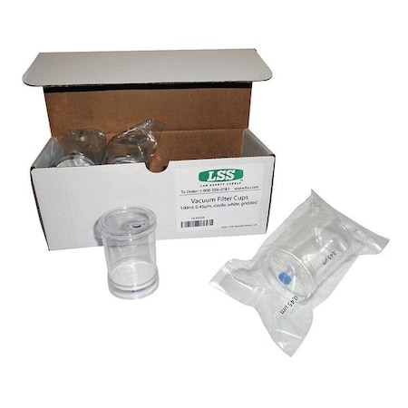 Labexact Filter, White Gridded, Pore 0.45um, PK50 12K973