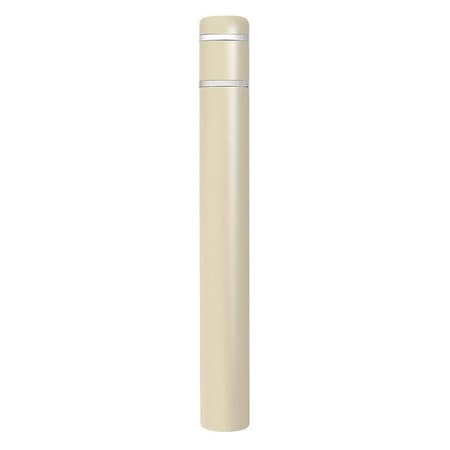 Zoro Select Post Sleeve, 7 In Dia., 60 In H, Beige CL1386T