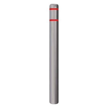 Zoro Select Post Sleeve, 4-1/2 In Dia., 52 In H, Gray CL1385C