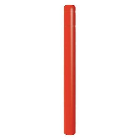Zoro Select Post Sleeve, 4-1/2 In Dia., 52 In H, Red CL1385PNT