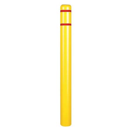 Zoro Select Post Sleeve, 4-1/2 In Dia., 64 In H, Yellow CL1385E