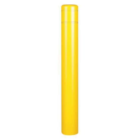 Zoro Select Post Sleeve, 10-7/8 In Dia., 60In H, Yellow 3507N