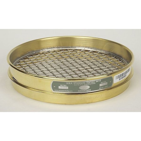 ADVANTECH Sieve, #6, B/S, 8 In, Half Ht 6BS8H