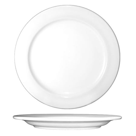 Iti Plate, 7-1/8", Ceramic European White PK36 DO-7