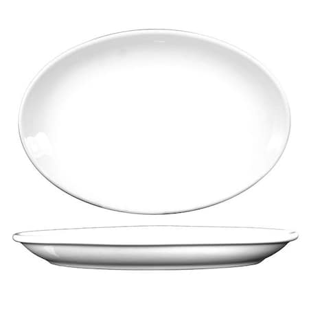 Iti Platter, 9-5/8x7-1/2, European White, PK24 TN-34/DO-34