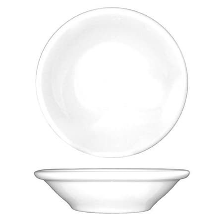 Iti Fruit Bowl, 4-3/4 oz., Ceramic European White PK36 BR-11