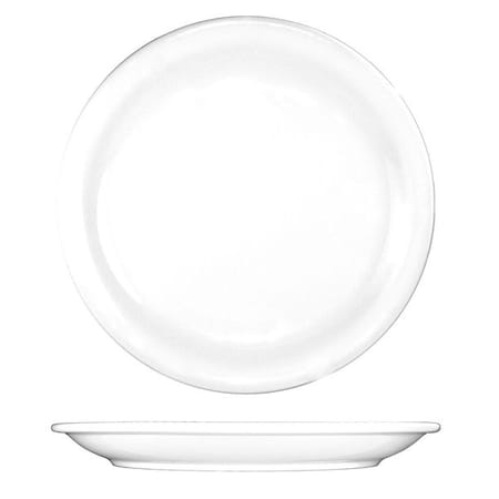Iti Plate, 5-1/2", Ceramic European White PK36 BR-5