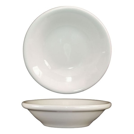 Iti Fruit Bowl, 4-1/2 oz., Ceramic American White PK36 RO-11