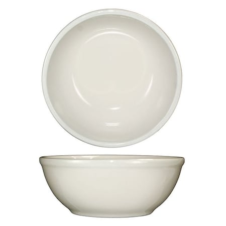 Iti Nappie Bowl, 12-1/2 oz., Ceramic American White PK36 RO-15