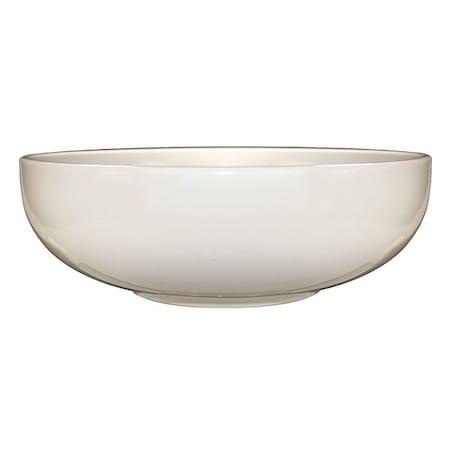 Iti Salad Bowl, 55 oz., Ceramic American White PK12 RO-46